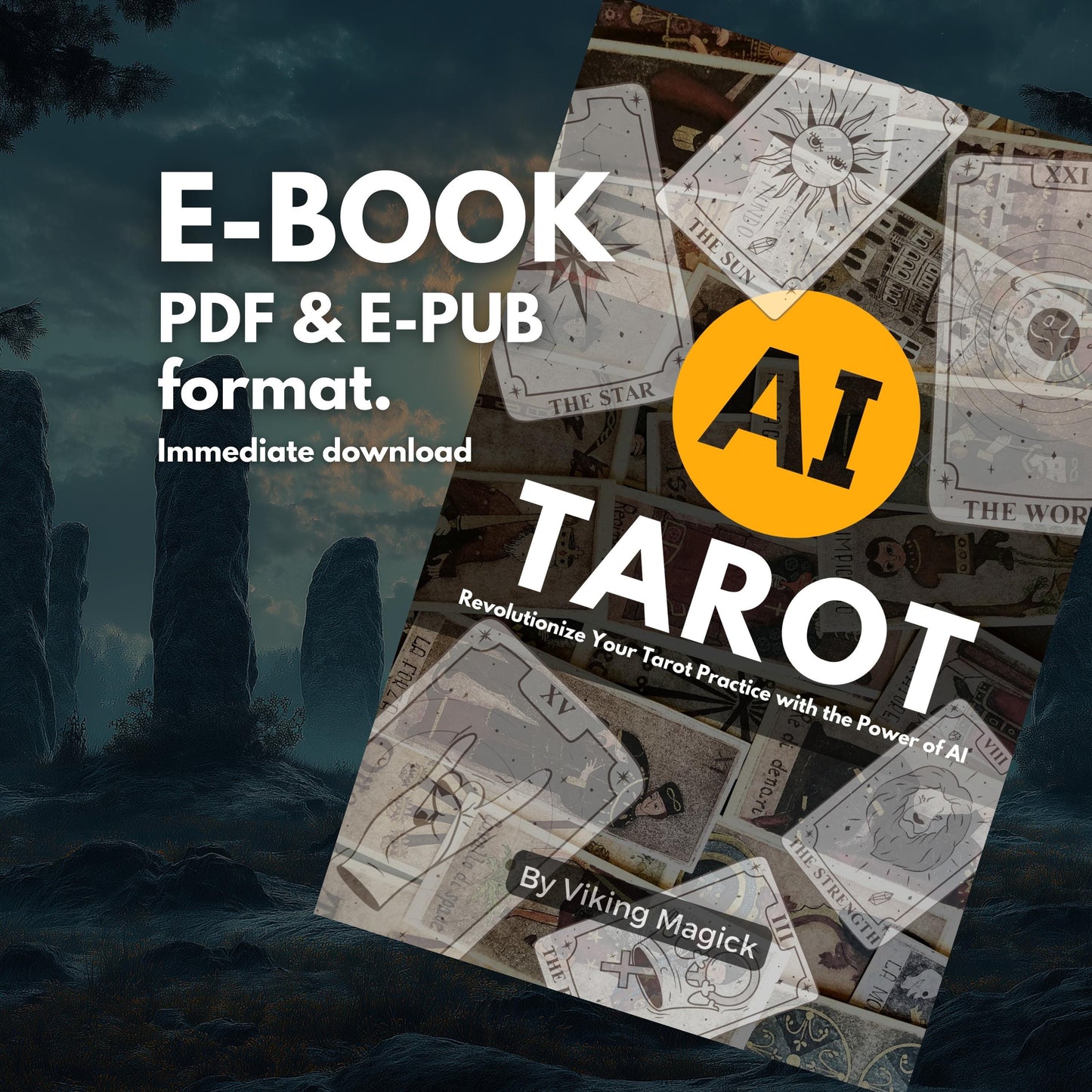 Unlock the Future of Tarot Reading with AI – The secrets to use AI in your tarot readings with this groundbreaking e-book