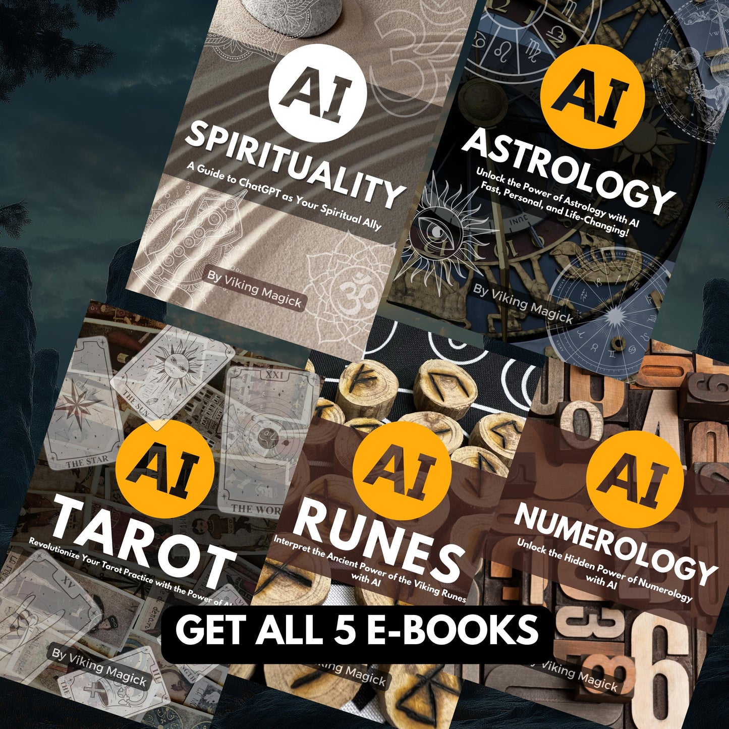 Quantum Leap Your Spiritual Evolution with This 5-Book Chat GPT AI & Spirituality eBook Bundle!