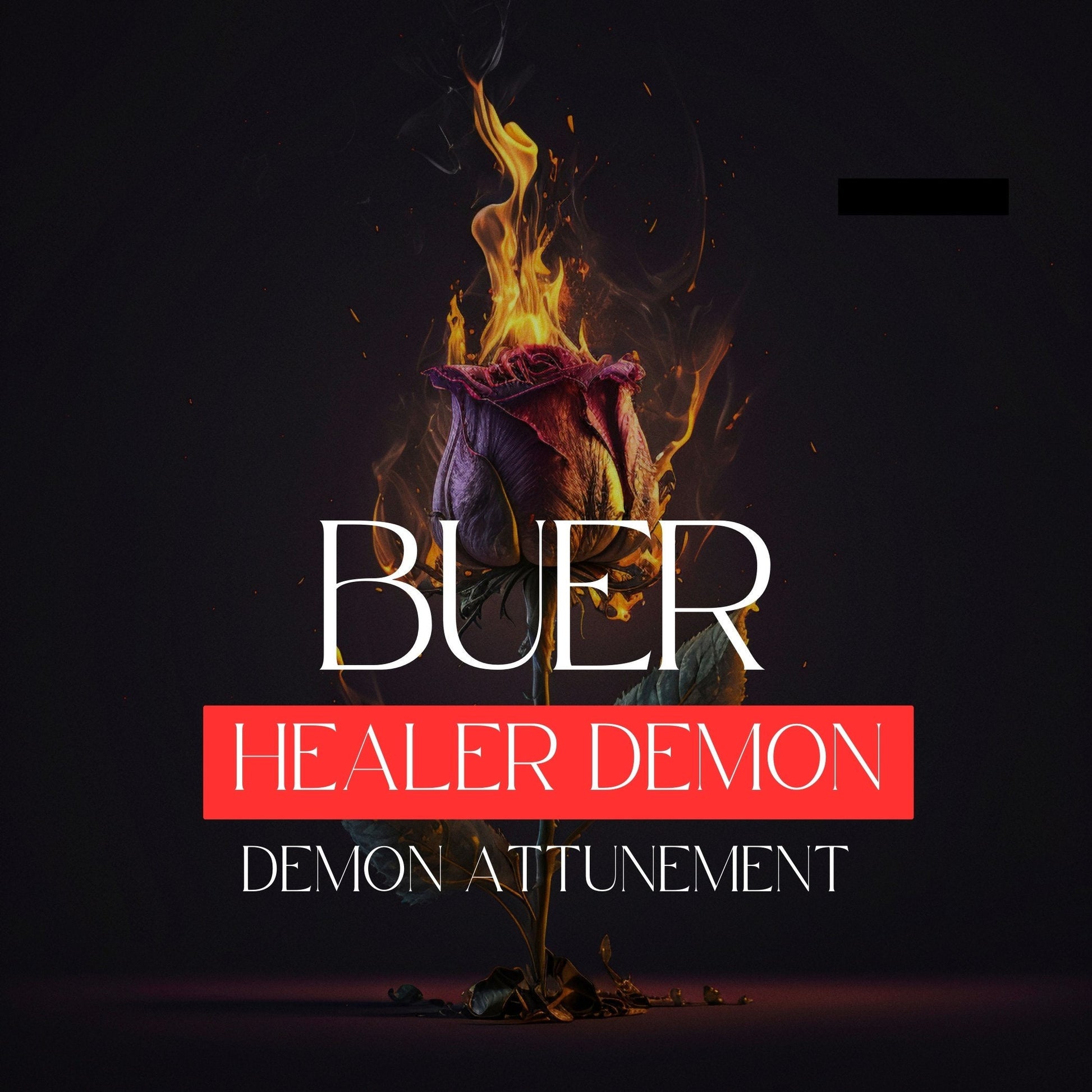 BUER - Demon Attunement. Healer Demon. This is a healer demon that can help you increase your healer powers.