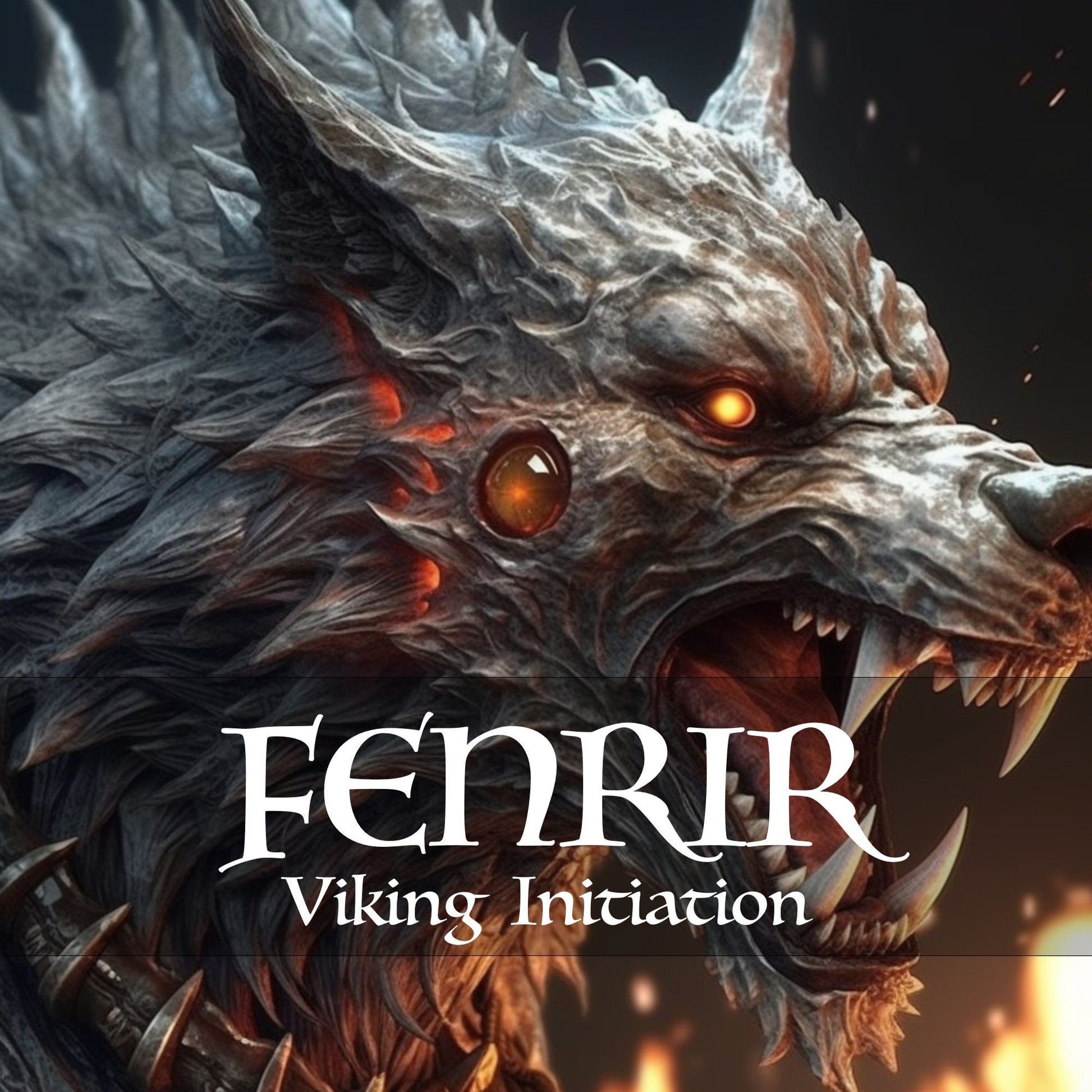 Norse Pagan FENRIR WOLF initiation. Attunement with the most powerful animal in the Norse god world.