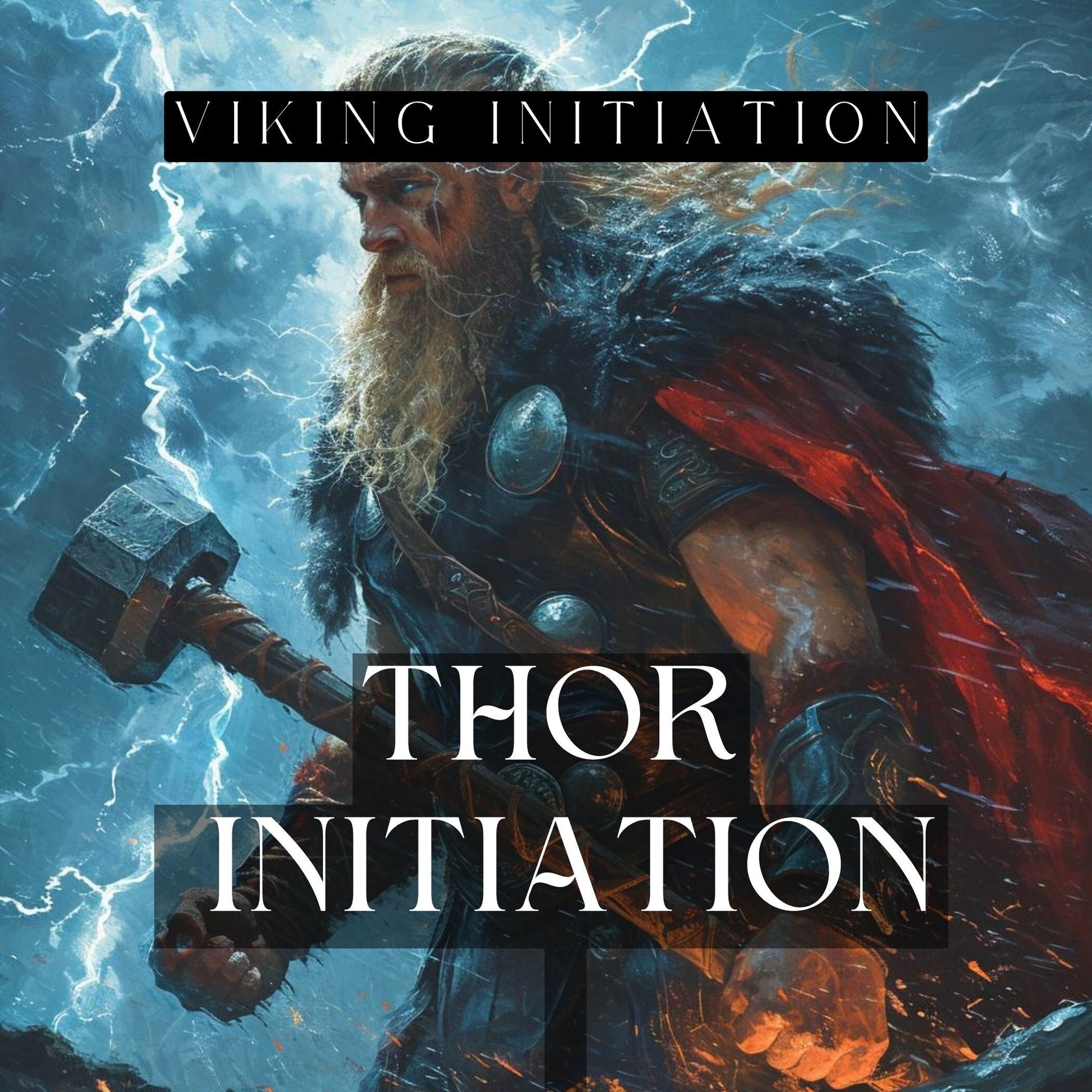 THOR Initiation Norse Pagan Warrion Attument. Viking God attunement. Learn to connect to Thors powers with this initiation.