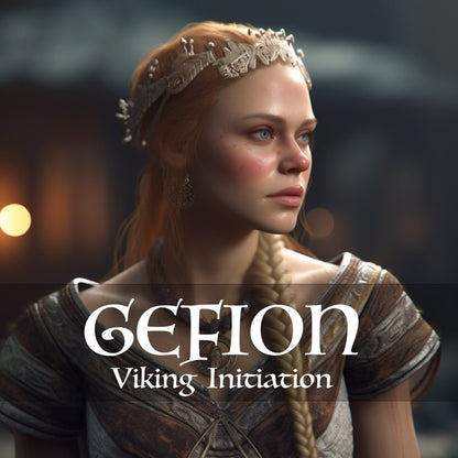 Viking Goddess Gefion initiation. Norse Pagan Goddess of Fertility.