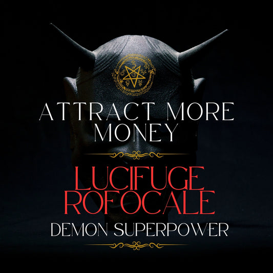 LUCIFUGE ROFOCALE Attract Money Demon Superpower - Attract more money spell.