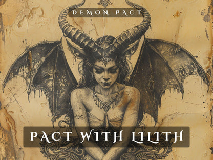 Powerfull Pact with Lilith. Get unlimited sensuality, sex, passion, and abundance in your life with this Demon Pact.