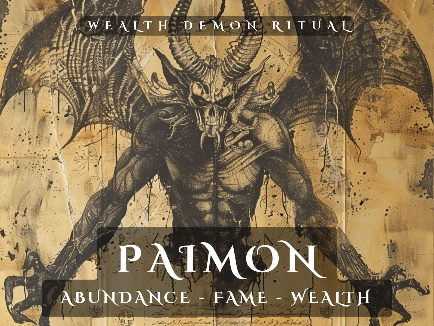 PAIMON - Wealth and Success Demon Ritual. Elevate Your influence, strategies, creativity and inspiration with Paimon