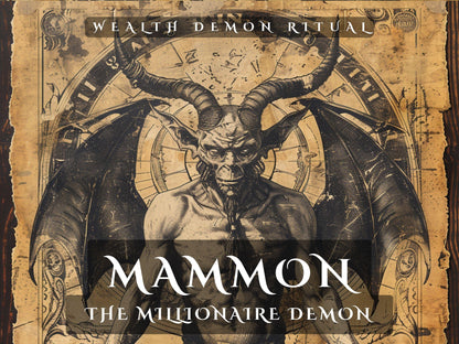 Mammon – Abundance and Wealth Demon Ritual. Work with the ultimate millionaire demon Mammon.