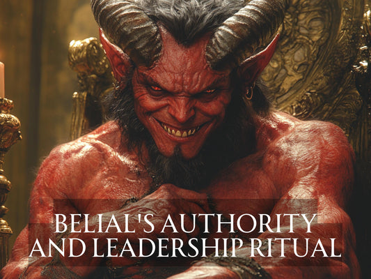 Belial's Authority and Leadership Ritual. Step into your full power and become the leader that others look up to.