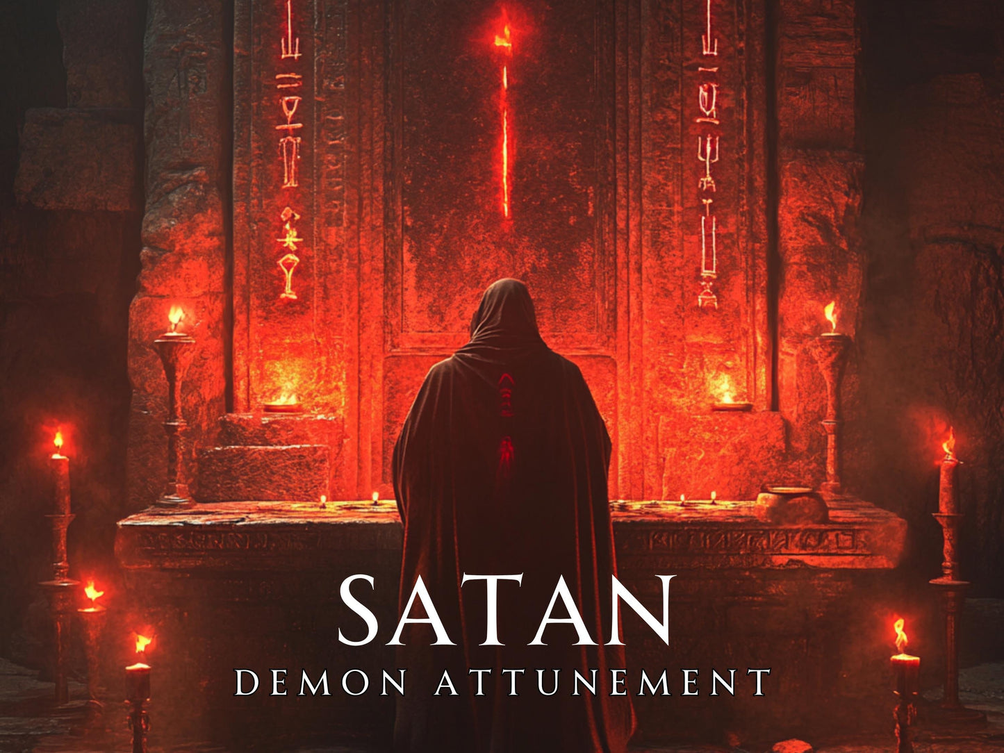 SATAN - Demon Attunement. Improve your Magic powers, clairvoyance, manifestation, and spiritual talents. Demon Attunement initiation Ritual