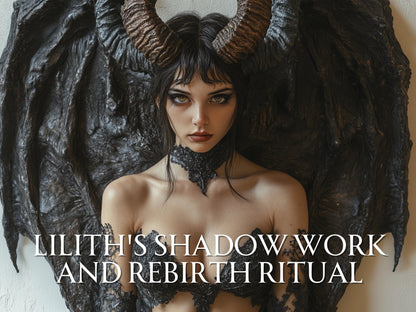 Lilith's Shadow Work and Rebirth Ritual. Do you want to live your life fully and gain freedom from your shadows?