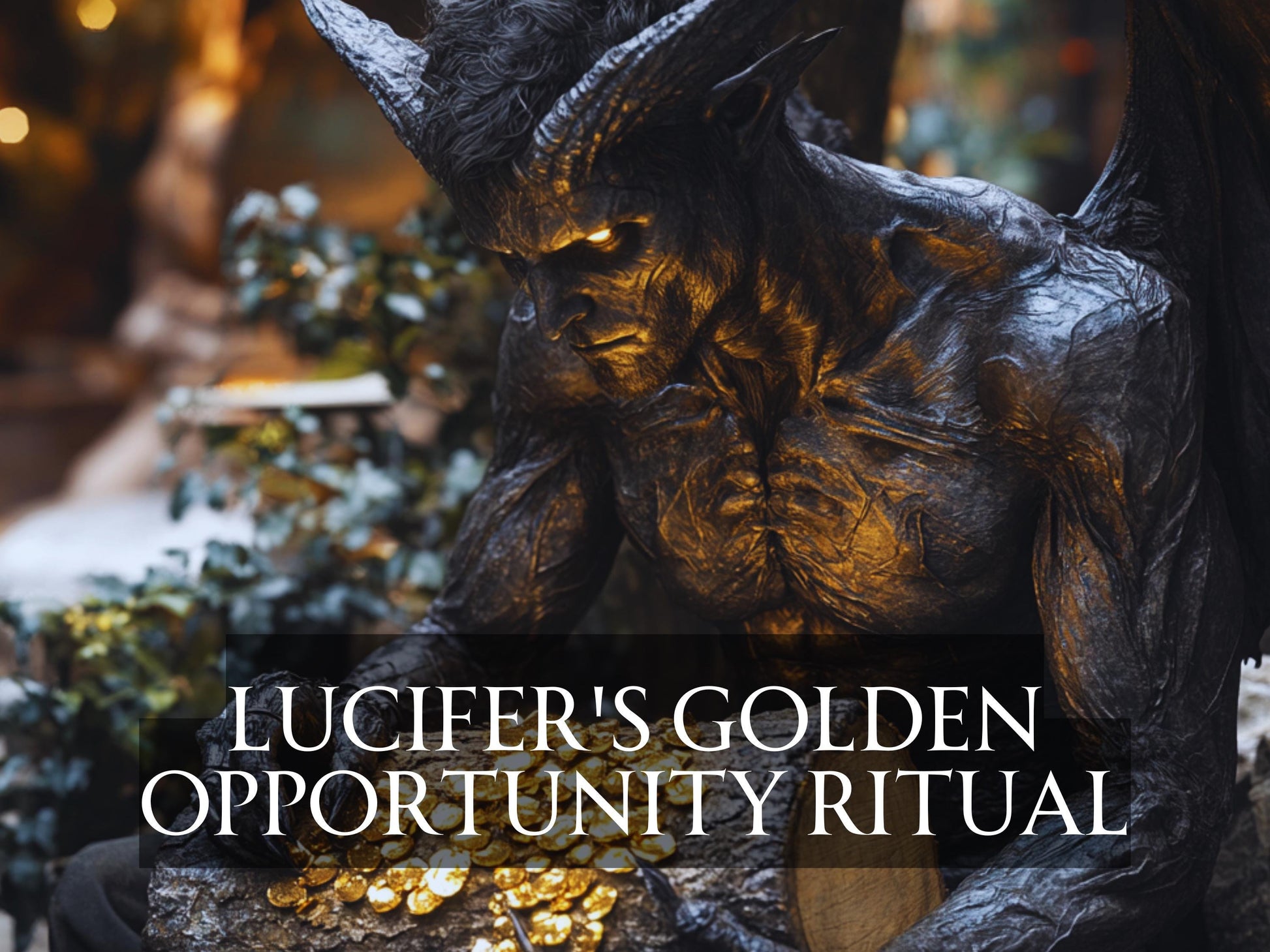 Lucifer's Golden Opportunity Ritual. Help you get a breakthrough and a golden opportunity that can change your life for the better.