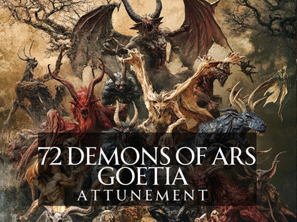 72 Ars Goetia Demon Attunement. High-impact Attunement to all the 72 Demons in one.