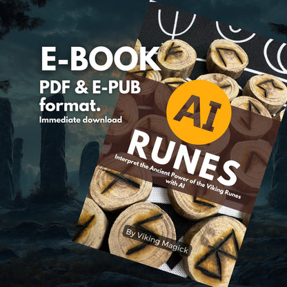 Use Chat GPT to Discover the Ancient Power of the Viking Runes - 108-page PDF e-book with actionable steps to use AI to Interpret Runes.